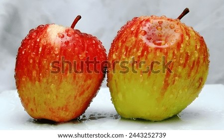 Apple picture delicious in taste grow in Pakistan. Apple good for health.