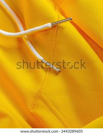 Sweatshirt with Isolated white background, Showcase style and comfort, this high-resolution image captures a vibrant orange sweatshirt laid out against a pure white background. Daska, Punjab, Pakistan