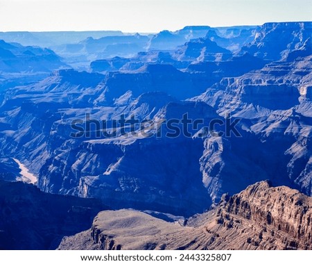 Grand Canyon seen from South Rim : Grand Canyon National Park, South Rim : AZ, USA Royalty-Free Stock Photo #2443325807