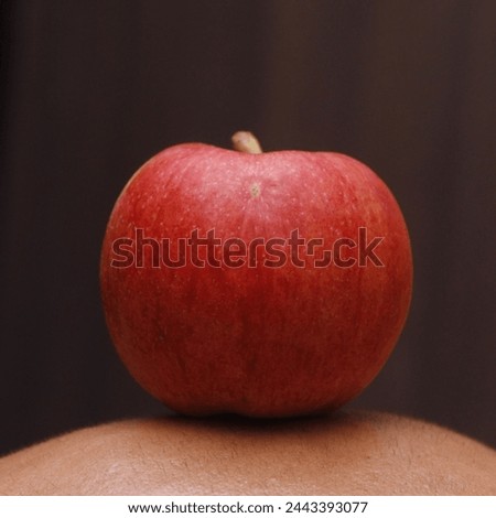 Apple picture. Red apple natural healthy food image. Apple fruit image. This is a apple image. This is looking good image for use in your different projects. 