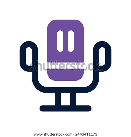 microphone icon. vector dual tone icon for your website, mobile, presentation, and logo design.