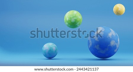 3d abstract rendering of planet, 3d abstract object
