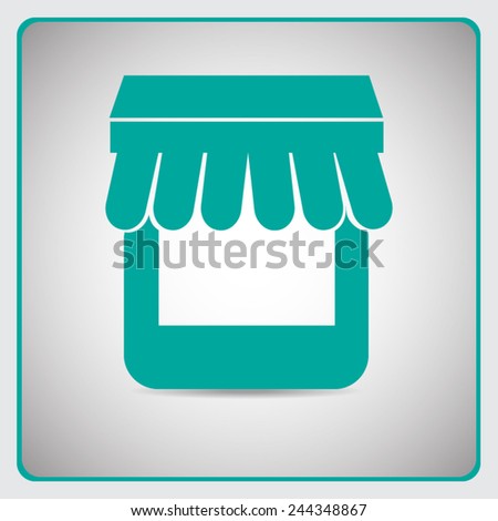 Shop vector icon 