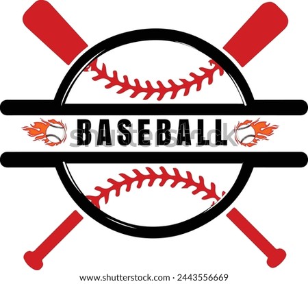 Baseball is a bat-and-ball sport played T-Shirt Design