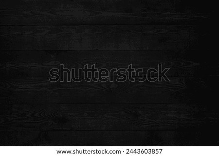 Old black wooden background. Timber board tetxure