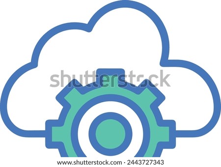 Cloud storage icon symbol vector image