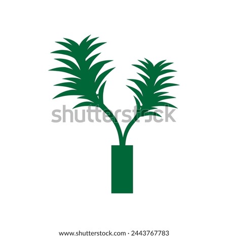 plants vector illustration, rosemary plant.