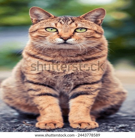 A cute cate is sitting and looking forward is just amazing to see you all love animals but I love this cat as she is looks my heart beats so download this image of you want to it's really amazing to..