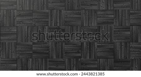 Seamless wood gray parquet texture or background. 
