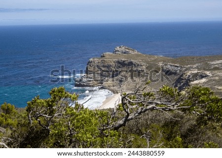 Cape of good hope, view from Cape Peninsula Wooden Walkway, Cape town, South Africaю