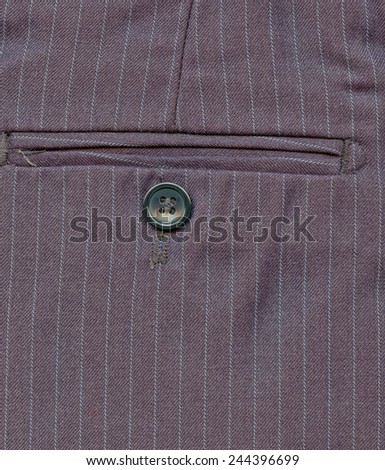 brown striped fabric background,pocket,button 