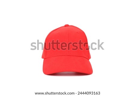 baseball hat on white background