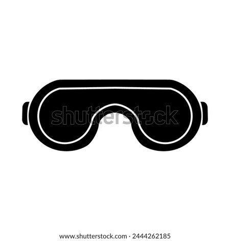 Safety glasses icon. Simple element illustration. Safety glasses symbol design from Construction collection set. Can be used in web and mobile on white background