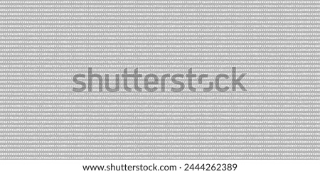 Light grey nilon seamless texture with woven pattern. Nylon material for backpacks and sportswear. Jersey mesh fabric. Vector bg Royalty-Free Stock Photo #2444262389