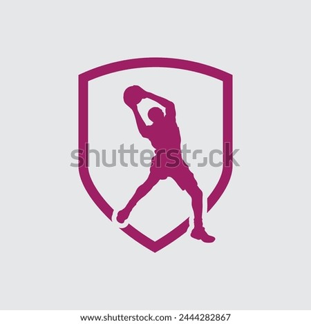 Basketball icon design vector graphic of template, sign and symbol
