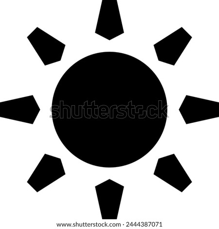Set of sun icons - vector.