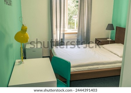 A room from an old student dormitory.