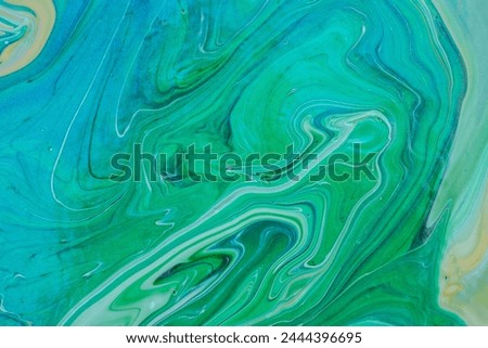 Beautiful fluid art natural luxury painting. Marbleized effect. Royalty-Free Stock Photo #2444396695