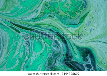 Beautiful fluid art natural luxury painting. Marbleized effect. Royalty-Free Stock Photo #2444396699