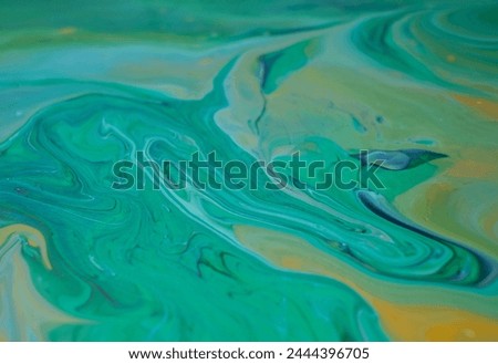 Beautiful fluid art natural luxury painting. Marbleized effect. Royalty-Free Stock Photo #2444396705