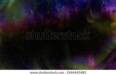 abstract dark blue mystical smoke vintage space fog watercolor universe stardust pattern on dark background.