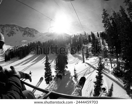 Wide angel ski resort mountain picture