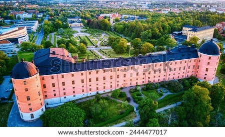 Uppsala Castle and Linneanum by Drone in Sweden


