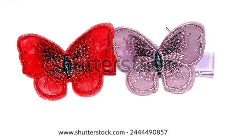 Butterfly hair bands made from spirals must be suitable for children and adults for hair clips
					