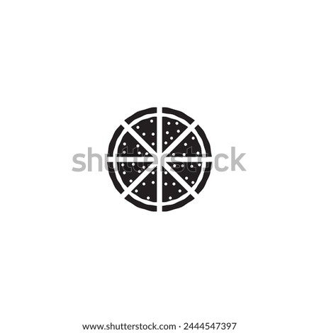 pizza icon vector ilustration logo design
