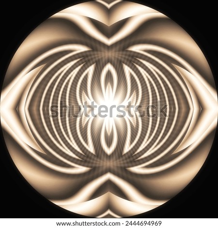  mandala of symmetrical shapes,  mandala for meditation, stopping internal dialogue, 
circular abstract composition with different tonal levels, Royalty-Free Stock Photo #2444694969