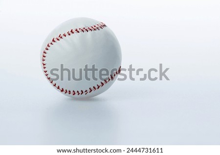 A baseball on white background
