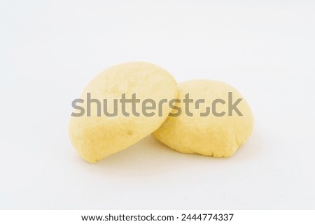 Northeastern special vegetable stuffed pastry on white background