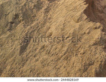 The picture of sand on beach side. 