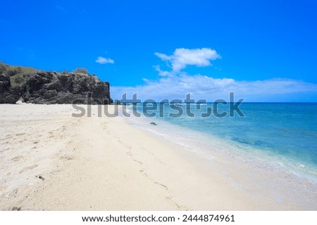 Tropical beach in paradise island