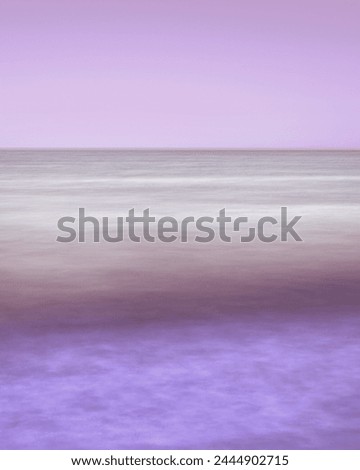 Horizon abstract seascape long exposure photography