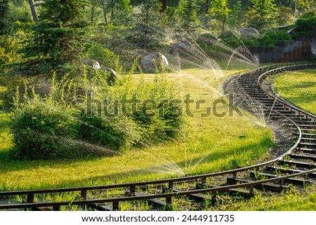 Trackscape Maintenance: Watering the Railway Lawn