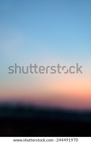Twilight blurred Background