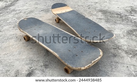 Skateboarding is a game that uses a board with four wheels and is used for sliding activities on a special arena that has been deliberately created.