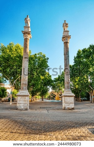 Alameda de Hercules in Seville, Andalusia, Spain    Royalty-Free Stock Photo #2444980073