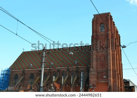 Wroclaw, Poland. St. Mary Magdalene's Church in Wroclaw city Royalty-Free Stock Photo #2444982651