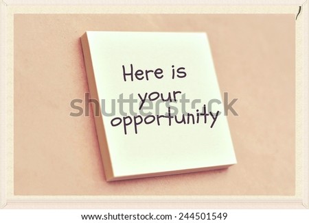 Text here is your opportunity on the short note texture background
