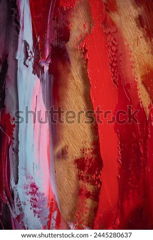 Fragment of multicolored texture painting. Abstract art background. oil on canvas.