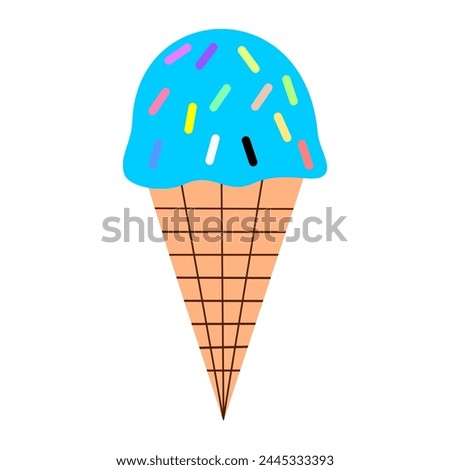 ice cream isolated on white background clip art.