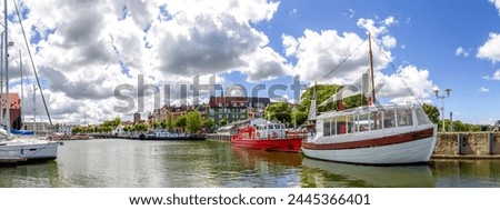 Harbour of Stralsund, Mecklenburg Vorpommern, Germany 