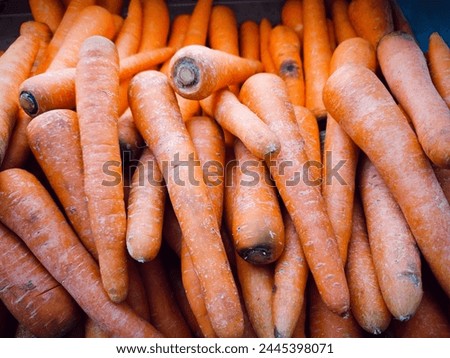 large group of carrots close up Royalty-Free Stock Photo #2445398071