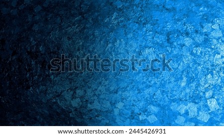 blue and black abstract gradient dynamic background. grunge foil paper texture in blue gradient in to black color texture. black, blue, cyan abstract background. color gradient, ombre.