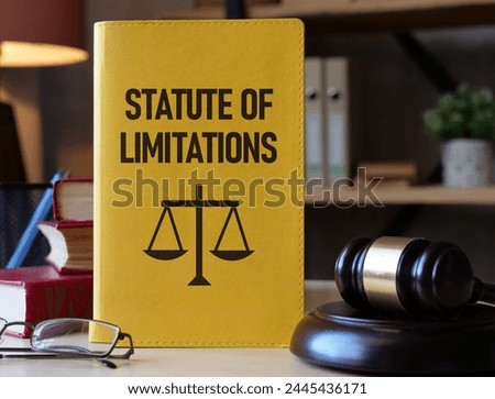 Statute of limitations SOL is shown using a text Royalty-Free Stock Photo #2445436171