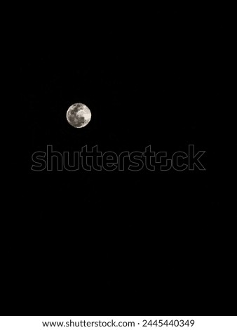 Full moon real picture. Ramadan moon