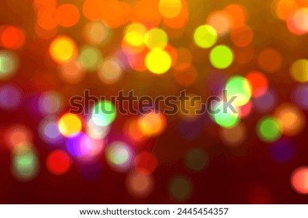 Orange defocused bokeh lights blur sparkling colorful background Gold lights Golden sparks glowing soft focus Luxury template New Year party Xmas Blurred texture Abstract motion template Christmas