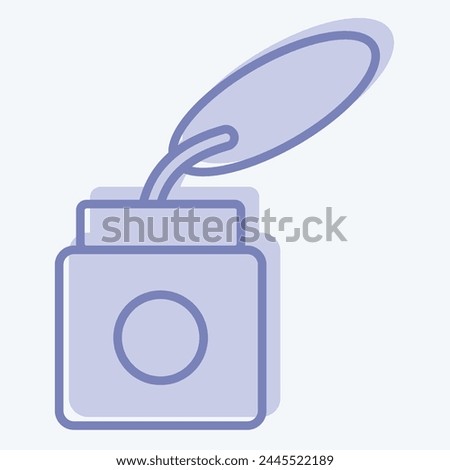 Icon Inkwell. related to Entertainment symbol. two tone style. simple design illustration
